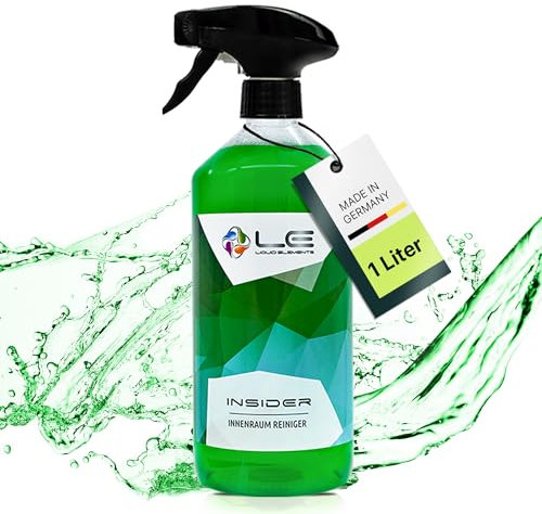 Liquid Elements – Insider Textil- und Innenraumreiniger 1 Liter – Cockpit Reiniger für Kunststoff, Leder, Polster & Armaturen – Cockpitpflege Auto Innenraum Kirsche Duft