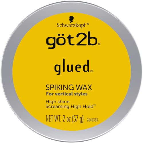 Got2b Glued Spiking Hair Wax, Fierce Holding Power, 2 oz