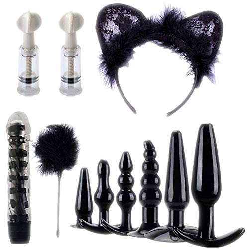 Set erotico vibrante o palla am plug flirtare giocattolo-dimensioni multiple