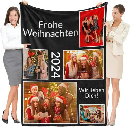 Personalisierte Decke mit Foto, Personalisierte Decken, Kuscheldecke Personalisiert, Personalisierte Foto Decke, Personalisierte Muttertagsgeschenk Geschenke für Mama Frauen, Mama Geburtstagsgeschenk