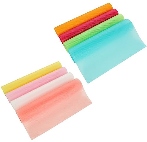 DAJAVE 16er Kühlschrankmatten Antibakteriell, Kühlschrank Matten, Schubladenmatte 29 cm Breit, Kühlschrankmatte für die Einlegeböden des Kühlschranks, 45 x 29 cm Antibakteriell Kühlschrankmatten