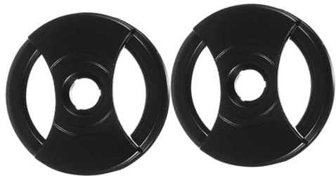 OFFSCH 2piezas Adaptador Redondo para Tocadiscos Negro Diseño Antideslizante y Resistente para Accesorios De Vinilo Uso Doméstico