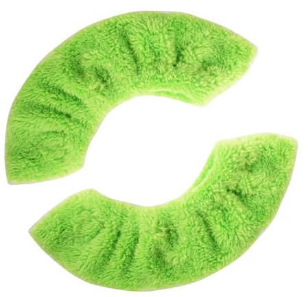 Toyvian Elastische Plüsch-schlittschuh-schoner Für Junge Mädchen Wasserabsorbierend Schnelltrocknend Grün Geeignet Für Eishockey Eiskunstlaufschuhe Schützt Vor Rost Und Klingenverletzungen