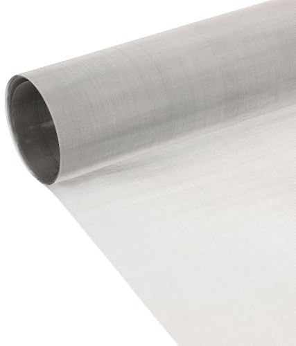 PATIKIL Malla De Alambre Tejido De 100 Mesh 15.7 X 47.2 120 X 40cm | Hoja De Filtro De Acero Inoxidable 304, Para Filtrado De Maquinaria Industrial Polvo Partículas Finas 0.15mm Agujero