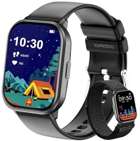 EUNICECG Smartklocka för Barn - Stegräknare Pulsmätning 100+ Träningslägen | Sömnmätning Väckarklocka Kalkylator Spel Födelsedag Gåvor - Fitnessklocka Smartwatch Barn Kids Smart Watch Pojkar Flickor