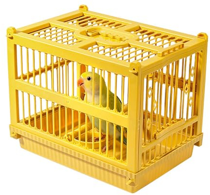 Módulo de Viaje aviar – Jaula de excursión para periquitos, de Transporte de Aves aprobada por aerolíneas | Cabina pequeña para recorridos de Aves, recinto de Viaje de cacatúa Conure, Carcasa