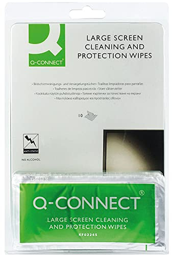 Q-Connect Large Screen/Protection Wipes (Pack of 10)