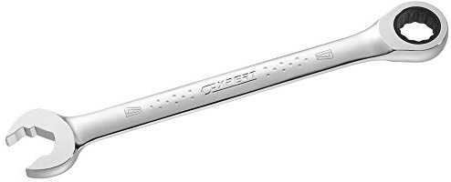 Expert E110925 Ratschenschlüssel mit Schnellratsche, 9 mm