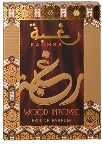 Ard al Zaafaran Raghba Wood Intense Eau de Parfum Spray, 100 ml, in Schöner Runder Formflasche