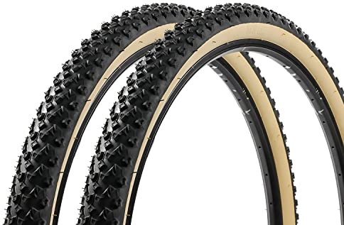 2 Stück 29 Zoll Paco Tires MTB Fahrrad Reifen 29x2.20 Mantel Decke 56-622 Schwarz Beige