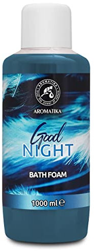 Badeschaum Gute Nacht mit Ätherischem Lavendelöl 1000 ml - Guter Schlaf - Schönheit - Baden - Körperpflege - Wellness - Entspannung - Aromatherapie - SPA - Schaumbäder