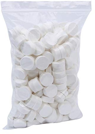 ivamulie 500 Stück Komprimierte Handtücher, Einweg Reinigungstücher aus Spunlace-Baumwolle, 18 x 23 cm Handtuchpillen für Sports Reisen Camping Schönheit Zuhause, Biologisch Abbaubar