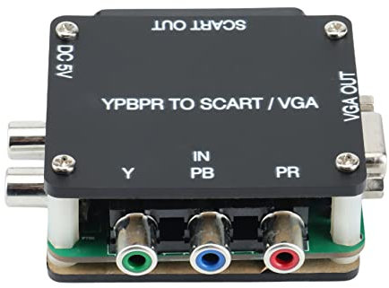 JANZU YUV vers RGBS YPBPR vers SCART YPBPR vers VGA Component Transcoder Converter Console de, RGBS to Color Difference Composant