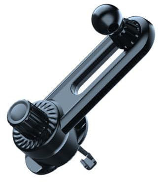 Soporte giratorio de extensión de rótula de 17 mm, adecuado para salida de aire de coche, soporte de teléfono y montaje de navegación