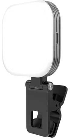 KHZen Lumière Selfie Multifonction avec Construction dans Poche D'éclairage Magnétique Réglable Remplissage Lumière Idéale pour Le Camping Les Urgences Utilisation