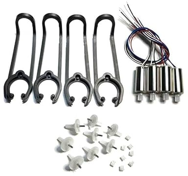 För KF609 Mini Drönare Paddelram, Motor, Växeldelar Set(Set 02)