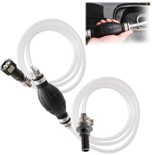 Fuel Hand Pump with Hose for Diesel Gasoline Vehicle Priming Tool