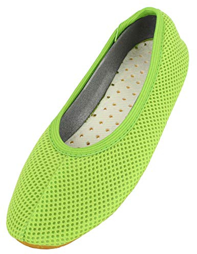 Beck Unisex Kids Airbecks Gymnastics Shoes, Green, 3 UK