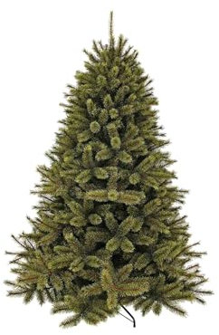 Triumph Tree 788040 Künstlicher Weihnachtsbaum Forest Frosted Pine Höhe 155 cm Durchmesser 119 cm, Zweige 618, grün