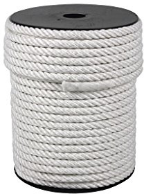 Cofan 08101043A Cuerdas de nylon mate de 4 cabos, 10 mm x 50 m