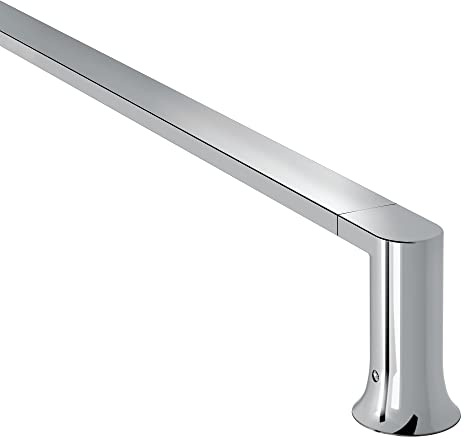 Moen Genta LX Chrome Modern 18-Inch Single Kitchen or Bathroom Towel Bar, BH3818CH