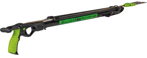 SALVIMAR Wild Carbo Stone, Arbalete Unisex Adulto, Nero/Verde Acido, 50 cm