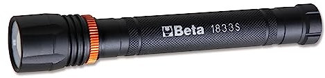 BETA 1833 S - Torcia led ad alta luminosità in robusto alluminio anodizzato, fino a 500 lumen