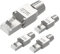 VCELINK RJ45 Stecker Werkzeuglos für Verlegekabel Cat7 Cat6A Netzwerkstecker Werkzeuglos Feldkonfektionierbarer LSA Geschirmt 10 Gbps 600MHz, 4 Stück