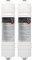 RF-M6 Wasserfilter | 2x externer Kühlschrankfilter kompatibel mit Midea, Comfee, Hanseatic, Teka Side by Side Kühlschrank Filter