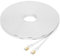 Fumitt Cat 8 Lan Kabel 20meter, Hohegeschwindigkeit Flach Gigabit Netzwerkkabel 20m Ethernet Kabel Internet Patchkabel 40Gbps 2000Mhz RJ45 für Gaming, Router, Modem, laptop(Weiß)