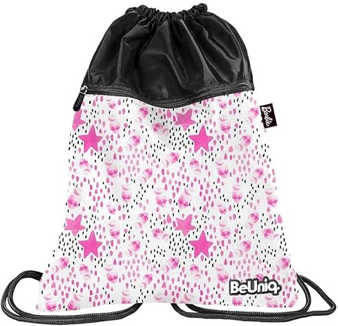 PASO BB22RR-713, Sacche da palestra BeUniq BARBIE WHITE, Multicolor