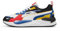 PUMA Erwachsene X-Ray 3 Sneakers 40 White Yellow Sizzle Black for All Time Red