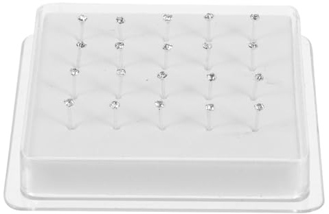 BESTYASH Piercing Naso 20 Pezzi in Metallo Asta Dritta, Minimalista e Altamente Lucidato, Non Facile da Cadere, Gioielli per Naso da Donna e Ragazze, per Qualsiasi Occasione