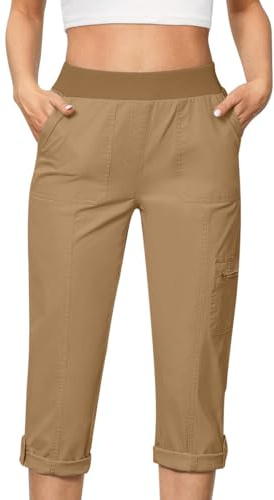 HAOLEI Pantaloni Jogging 3/4 Donna Casual Sportivi Pantaloni Jogging Estate Fitness Pantaloncino Estivi per Ragazze Capri Estate Capri in Cotone Donna Abbigliamento Saldi