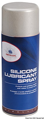 Osculati Kraftig silikonspray 400 ml