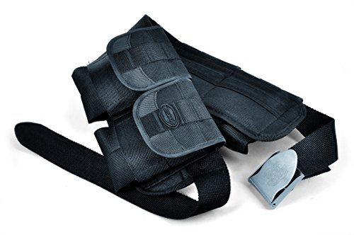 Best Divers ZI0131 Cintura Portapiombi Sub, 4 Tasche Elite, Fibbia Inox