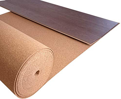 Base de corcho TRECOR aislante del ruido de impacto - 3 mm de espesor - Para suelos laminados y de parquet - Compra (10 m²)