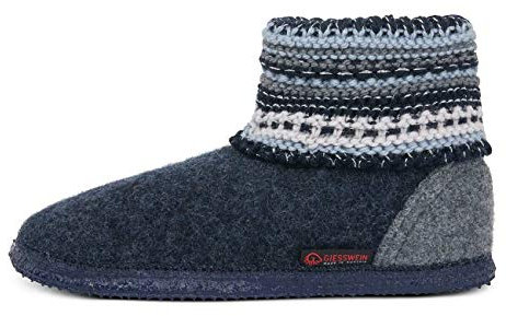 GIESSWEIN Kiel, Hausschuh Damen, Nachtblau 514, 38 EU