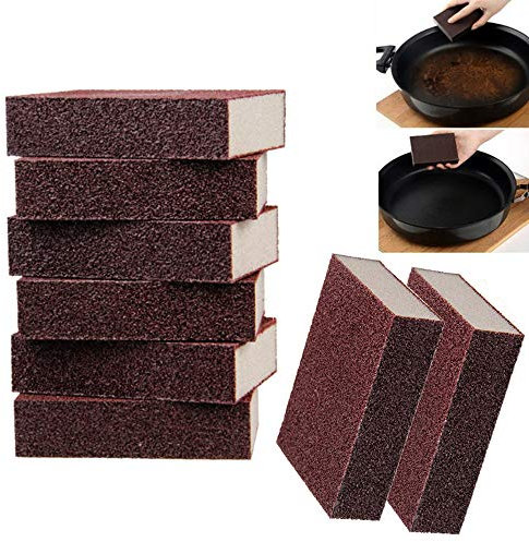 Nuluxi Magic Eraser Putzschwamm Magic Eraser Reinigung Schwamm Schmutzradierer Radier Schwamm Schmutzradierer Wunder schwamm Langlebig & Praktisch Reinigung Zubehör für Küche Topf und Schüssel-8 Stück