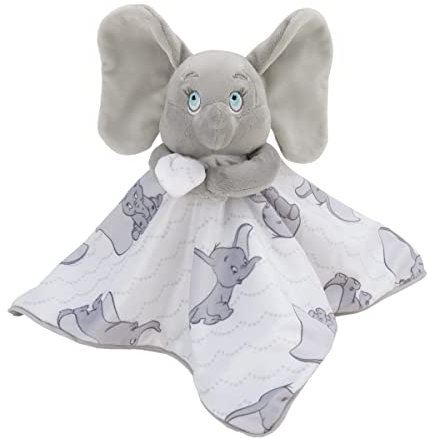 Disney Dumbo White and Grey Lovey Security Blanket