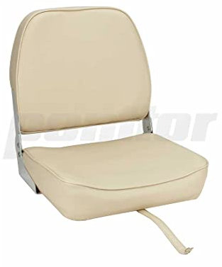 PONTTOR Klappsitz ALLER Bootssitz Bootsstuhl Steuerstuhl Anglerstuhl beige