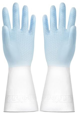 Wasserdichte Küchenhandschuhe - Latexpaar, Reinigungshandschuhe | Breite Nutzungsnutzung Gummi -Handabdeckungen Für Haushaltsaufgaben, Tägliche Gerätereinigung, Schutzbarriere, Waschbecken, Für