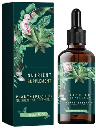 Cibo Liquido Per Piante - Soluzione Nutriente Rinforzante Radici Universale 30ml | Fertilizzante Idroponico Per Fiori In Vaso, Ortaggi, E Piante Domestiche | Miglioratore Di Crescita Naturale Pe
