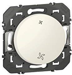 Legrand 600006 Poussoir commande VMC dooxie, finition blanc