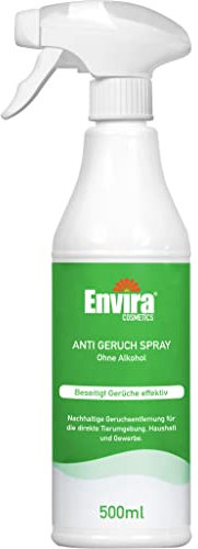 Envira Geruchsneutralisierer Raum-Spray - Geruchsentferner für Wohnung & Textilien, neutralisiert Gerüche - Ohne Alkohol - 500 ml