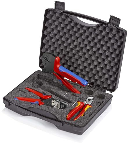 KNIPEX Werkzeugkoffer für Photovoltaik 1 x 12 12 12, 1 x 95 16 165, 1 x 97 43 200 A, 97 91 03
