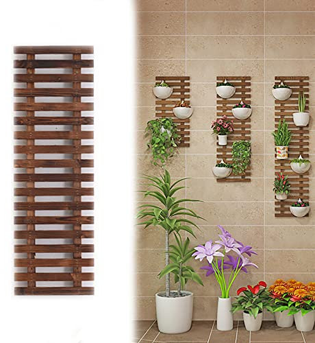 XLHWJCP Treillage Pots, Support Plantes Grimpantes en Bois Brise Vue ClôTure de Jardin Treillis, Support Tuteur Colonne pour Plantes Grimpantes Décoration Murs Terrasse Jardin (90x29cm/35.4x11.4in)