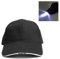 Kisbeibi Gorra de Béisbol LED Manos Libres - Iluminada Al Aire Libre Con 5 Luces, Ajustable, Alimentada Por Batería Para Hombres