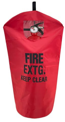 Housse d'extincteur très résistante contre les éraflures et les rayures, 43,2 cm de large x 56,9 cm de long, 1 pièce (2,3 à 5,9 kg)