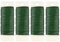 BORISCA 140M 22 Gauge Floristry Wire for Wreath Making Flower, 4 Rolls Galvanised Iron Wreath Wire Flexible Green Floral, DIY Flower Arrangement, Plants, Garden